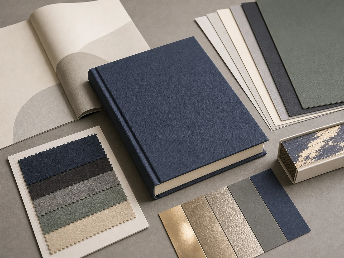 Hardcover premium finish review with cover and material strips