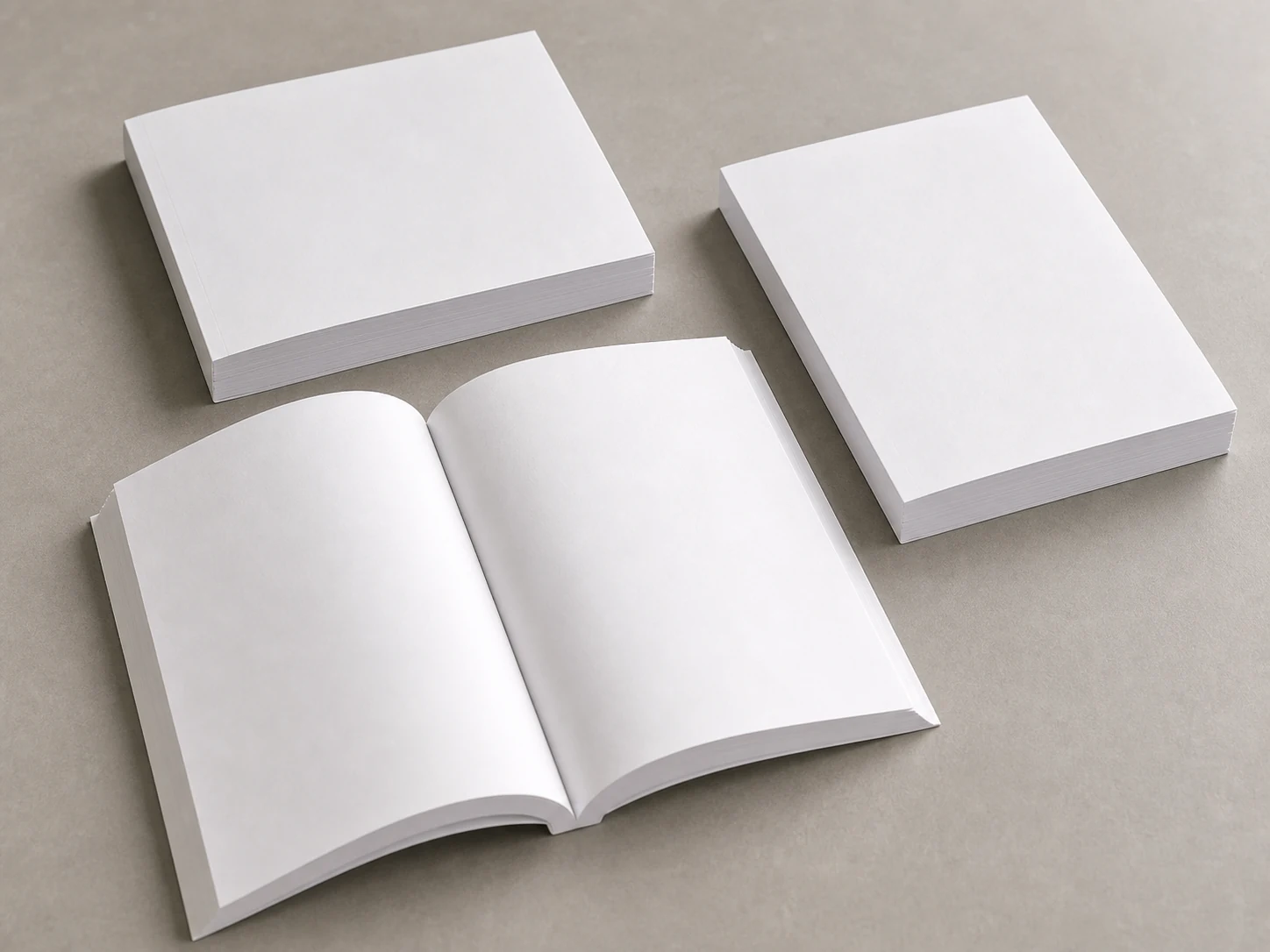 Perfect-bound paperback format with clean spine