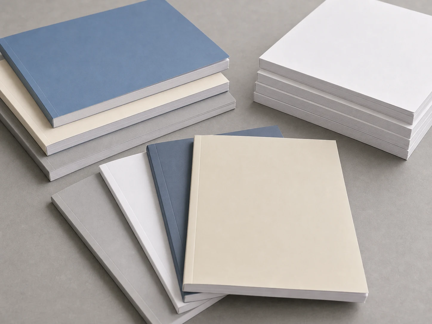 Softcover paperback set with colorful covers