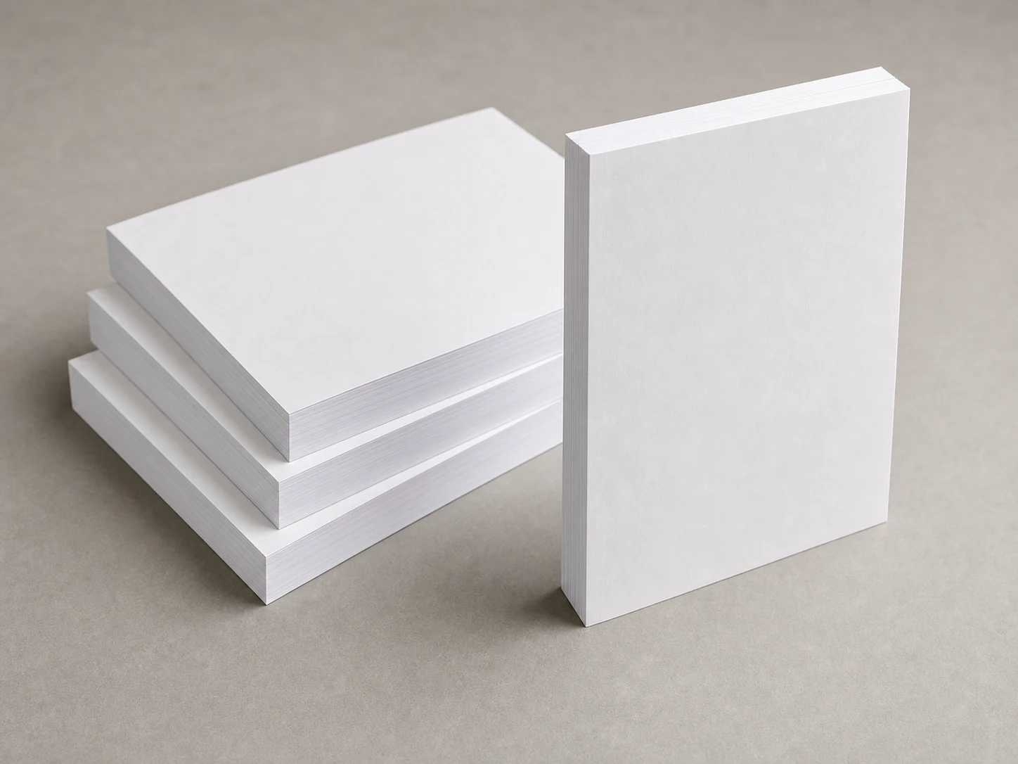 Trimmed paperback book block with clean page edges