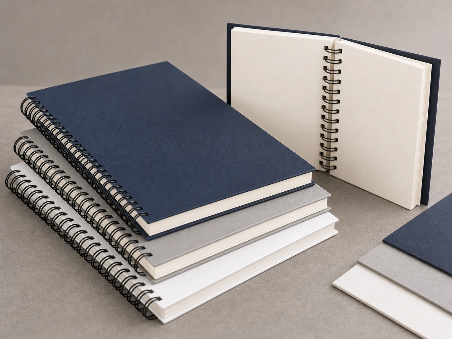 Wire-O training manual set with cover samples